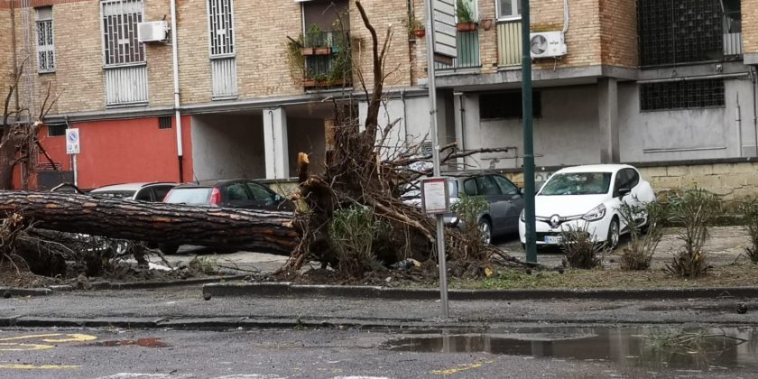 Maltempo gravi danni a Napoli e in provincia. La Protezione Civile: "Prestare massima attenzione"