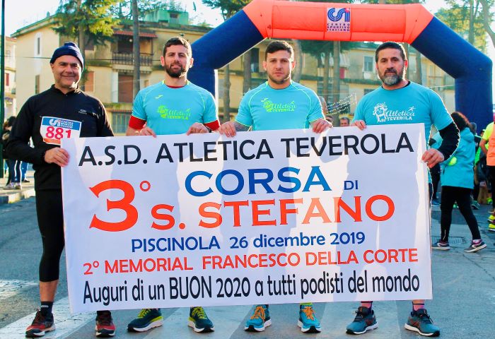 Memorial Francesco Della Corte: Atletica Teverola presente alla gara podistica