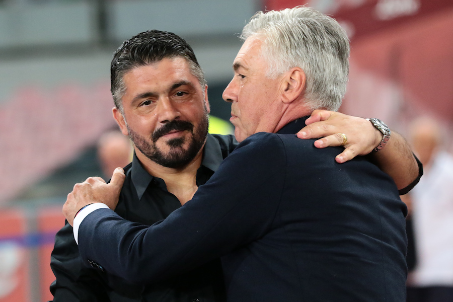 Calcio Napoli e i contrasti tra Ancelotti e Gattuso