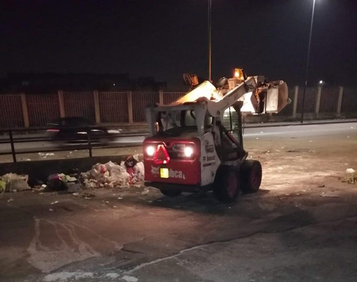 Napoli, Ponticelli: E' partita la bonifica dei rifiuti in viale Carlo Miranda [Foto]