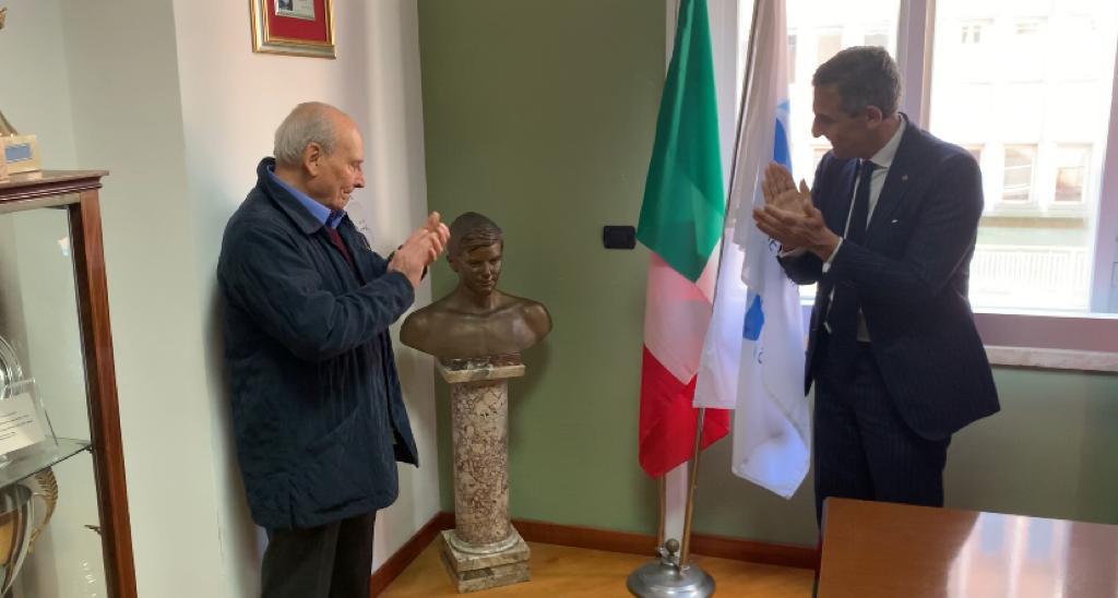 Federazione Italiana Nuoto: Cerimonia di consegna del busto e delle medaglie di Ettore d’Elia