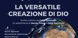 La Versatile Creazione di Dio, alla sala Molière, lo spettacolo di Cetty Sommella