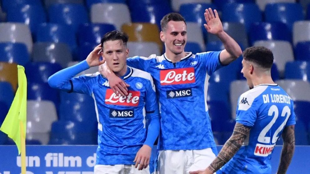 Calcio Napoli primo a tornare in campo: si riparte con la Coppa Italia