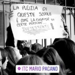 Protesta all’Istituto Pagano di Napoli: “La pulizia in questa scuola è inesistente”