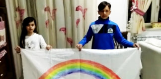 Ponticelli: Dall'Istituto "Toti Borsi Giurleo" uno striscione dedicato ai carabinieri