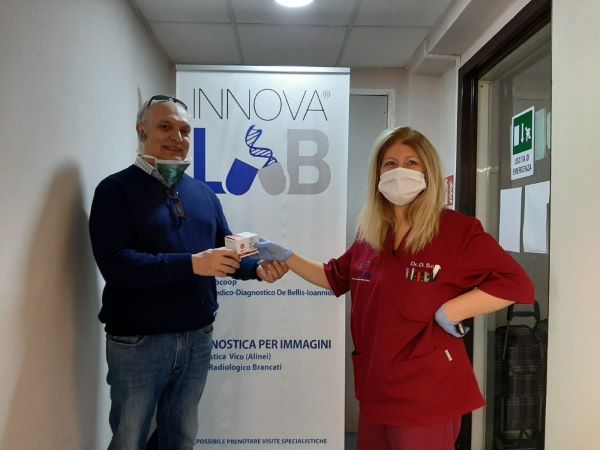 Coronavirus: Innovalab dona tre kit per la diagnosi all’Ospedale San Paolo