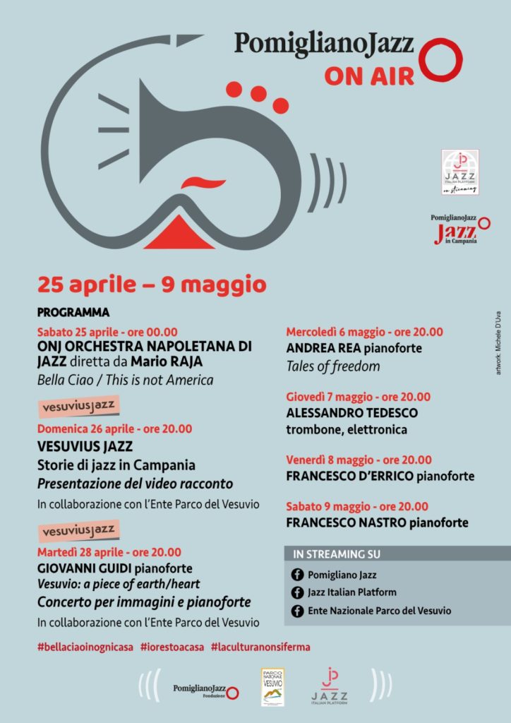 "Pomigliano Jazz on air",  festeggia il 25 aprile con una rassegna musicale virtuale