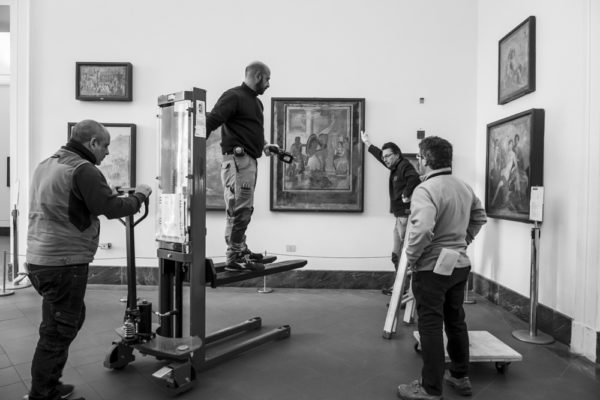 Festa del Lavoro social per il MANN con inediti "mosaici" fotografici