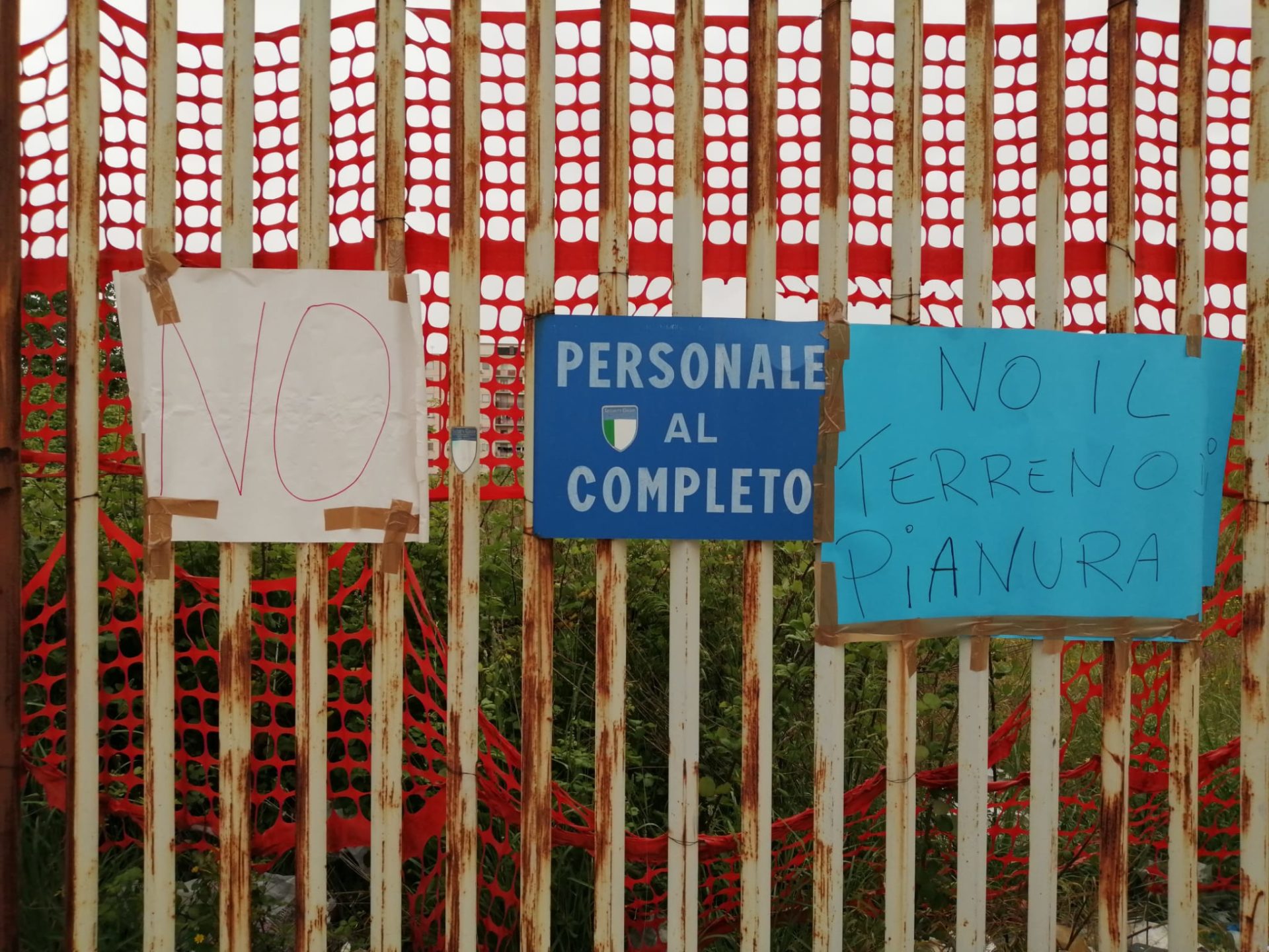 Il terreno di Pianura a Ponticelli: la protesta di comitati e cittadini