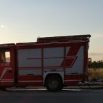 Ponticelli, rifiuti in fiamme in via Carlo Miranda nell’area del cantiere abbandonato