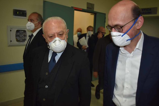 Coronavirus, nuovo reparto di terapia intensiva al Covid hospital di Boscotrecase