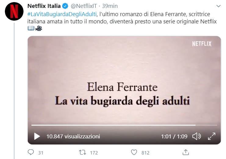 Una serie Netflix dall'ultimo romanzo di Elena Ferrante ambientato a Napoli