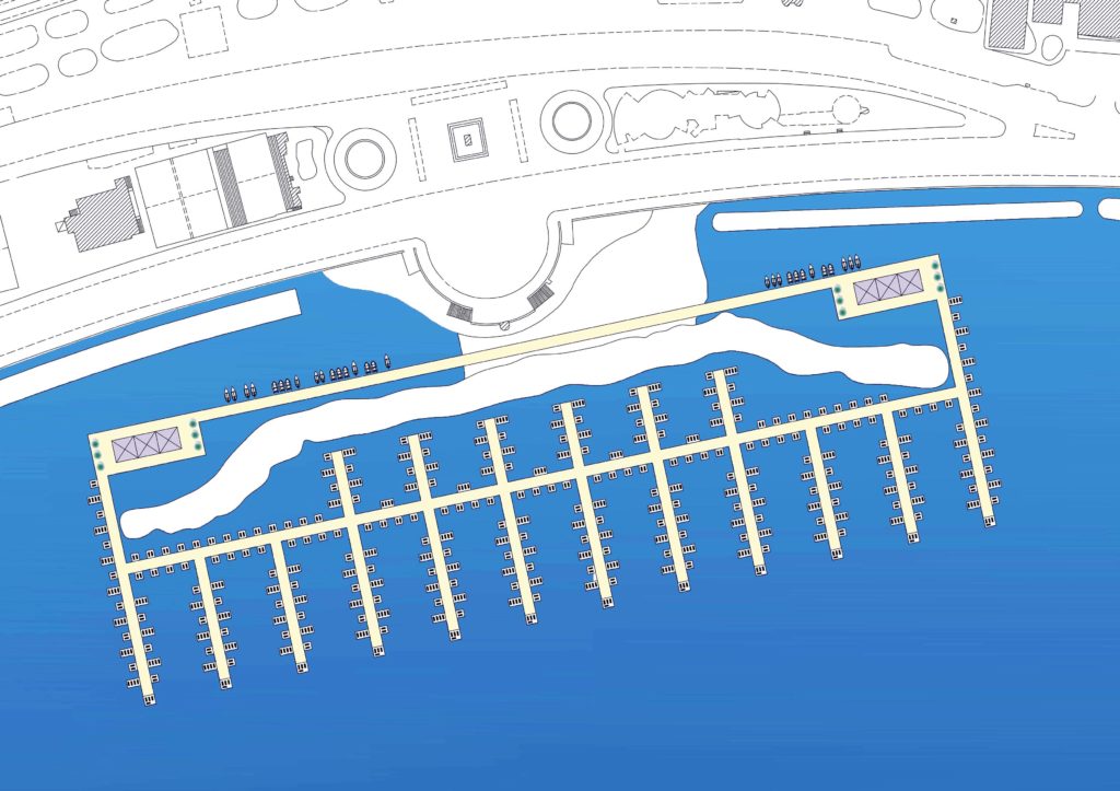 'Isoliamoci', il progetto di pontili galleggianti sul lungomare di Napoli [FOTO]