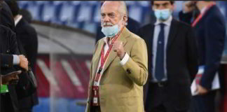 Calcio Napoli, De Laurentiis: "Ko con la Lazio salutare"