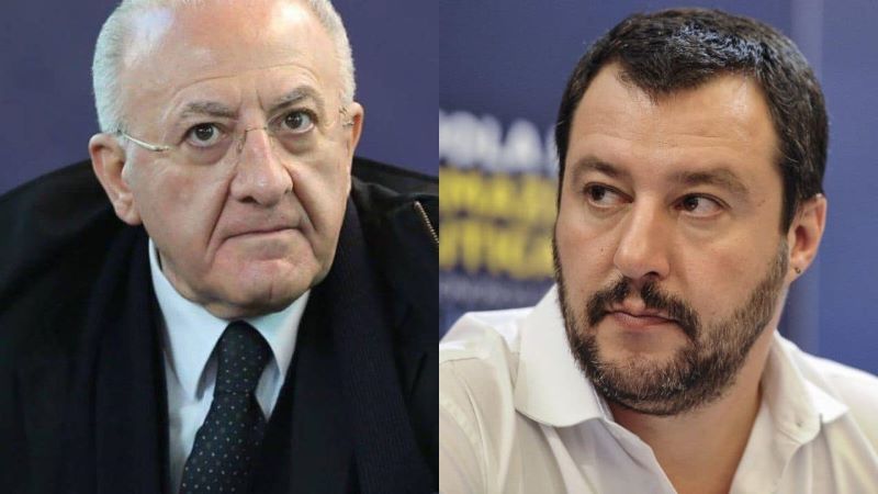 De Luca punge ancora Salvini: “Porta seccia, lavora per ritorno dell’epidemia”