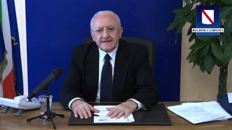Vincenzo De Luca sul Covid 19 in Campania: “Siamo stati i più efficienti d’Italia” (VIDEO)