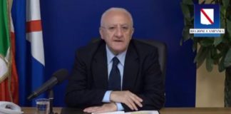 De Luca avverte: “Comportamenti responsabili o provvedimenti pesanti” (VIDEO)