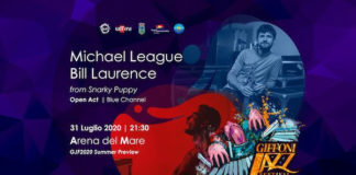 Anteprima per il "Giffoni Jazz Festival" in programma il 31 luglio 2020 presso Arena del Mare Piazza della ConcordiA. "Snarky Puppy" - Bill Laurance, pianoforte; Michael League, basso elettrico, in concerto.