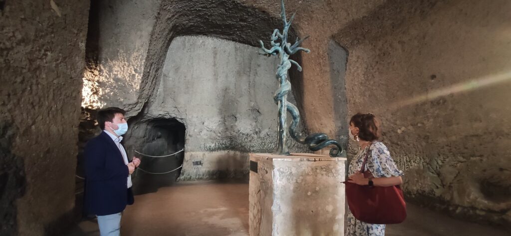 La Ministra Elena Bonetti in visita al Parco Archeologico di Ercolano La Ministra Elena Bonetti in visita al Parco Archeologico di Ercolano