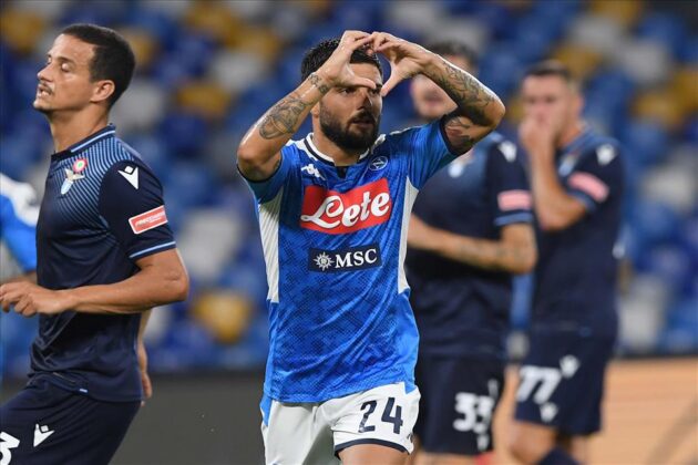 Calcio Napoli, Insigne si allena e Gattuso lo convoca per Barcellona