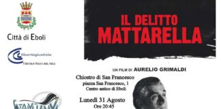 Eboli, proiezione del film “ Il delitto Mattarella”. Ingresso libero