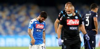 Calcio Napoli, l'esito degli esami per Insigne: adduttore infiammato