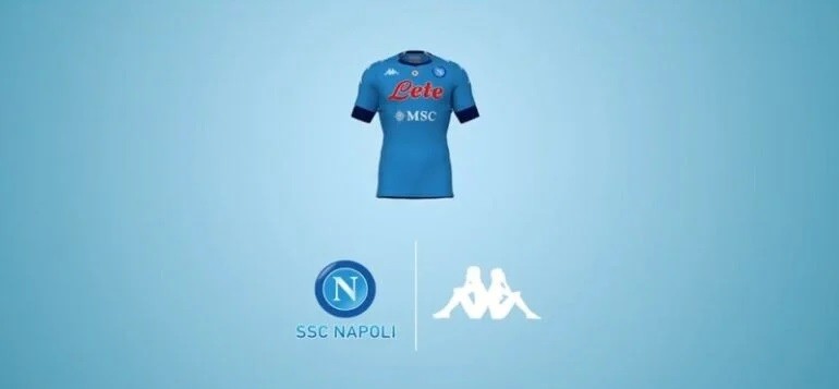 Calcio Napoli, presentata la nuova maglia per la stagione 2020/21