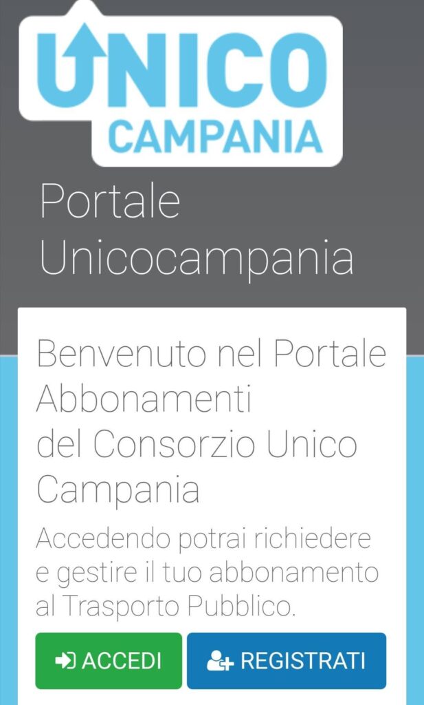 Abbonamento gratis Unico Campania per studenti: Come richiederlo online