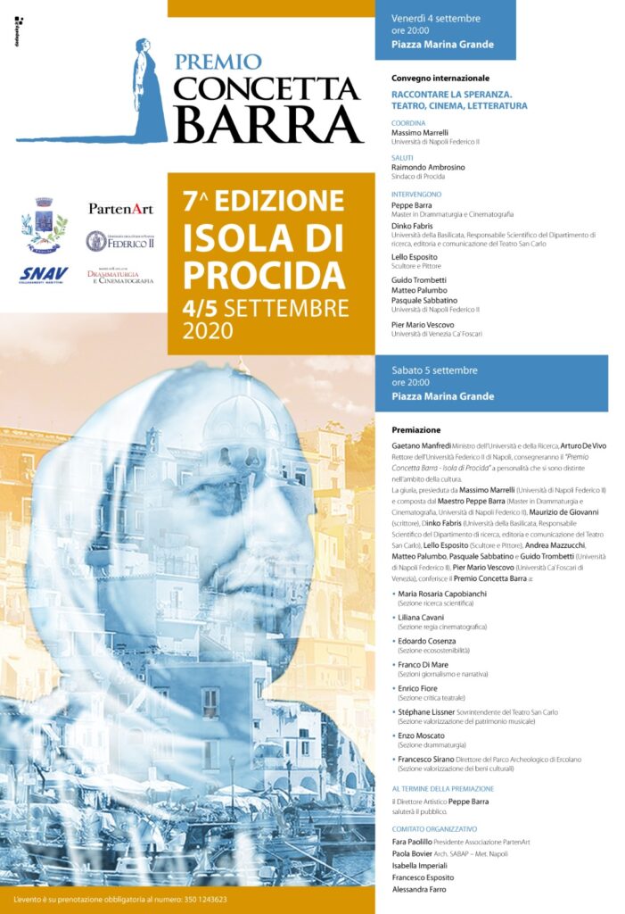 Premio Concetta Barra 2020 al Direttore Sirano e al Sovrintendente Lissnen