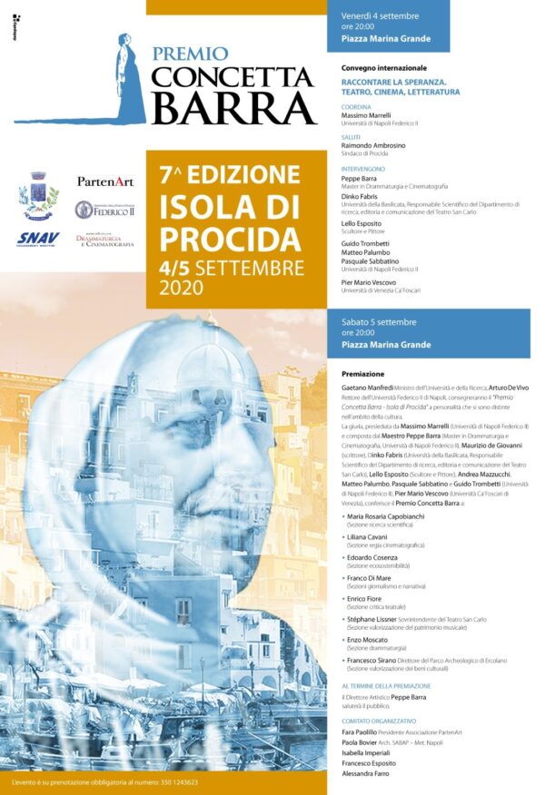 Premio Concetta Barra 2020 al Direttore Sirano e al Sovrintendente Lissnen