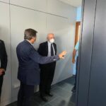 Vincenzo De Luca in visita alla sede di NetCom Group