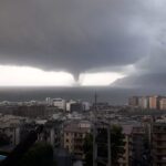 Tromba d’aria a Salerno, gravi danni nel quartiere Torrione