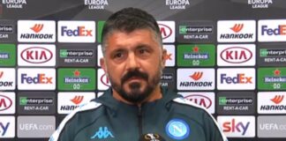 Calcio Napoli, Gattuso: "Con il Rijeka sarà una gara dura"