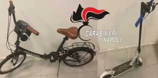 Piazza Bovio, Carabinieri arrestano ladro di biciclette e monopattini: IL NOME