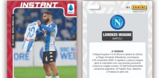 L'omaggio di Insigne a Maradona nella prima "Panini Instant"