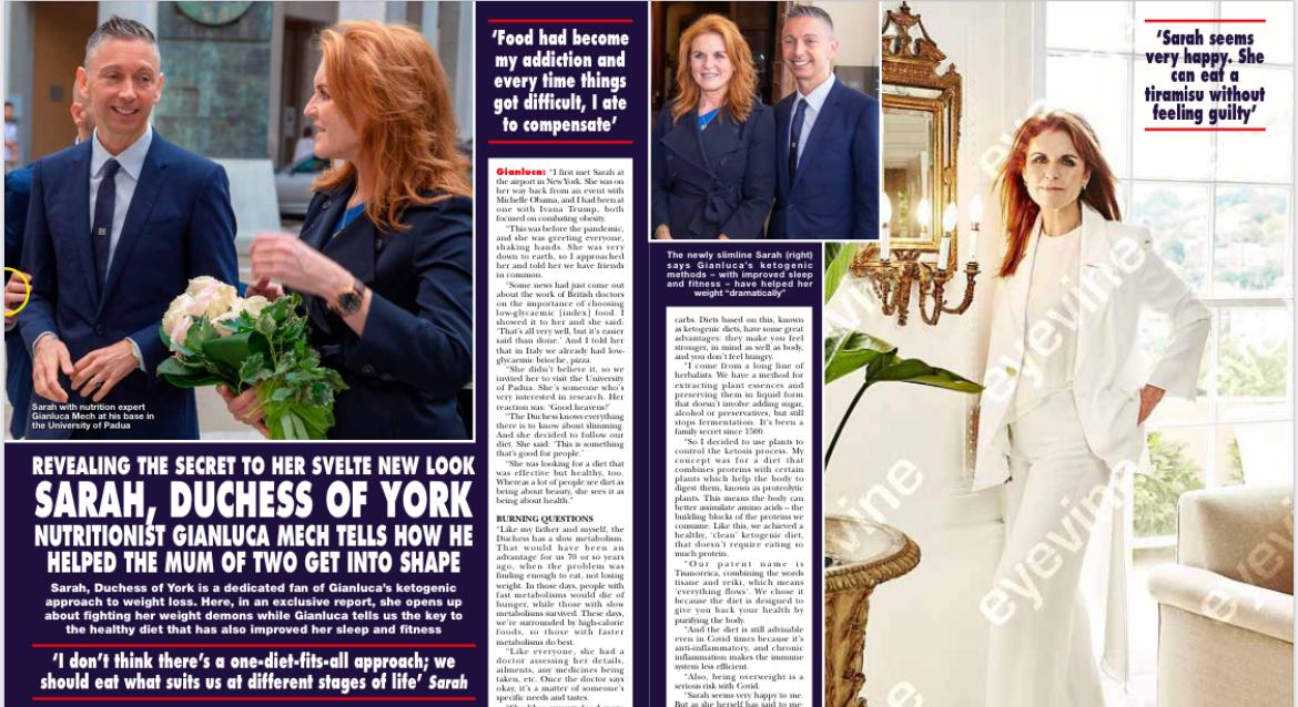 Gianluca Mech conquista le pagine di “Hello!”, il prestigioso magazine inglese