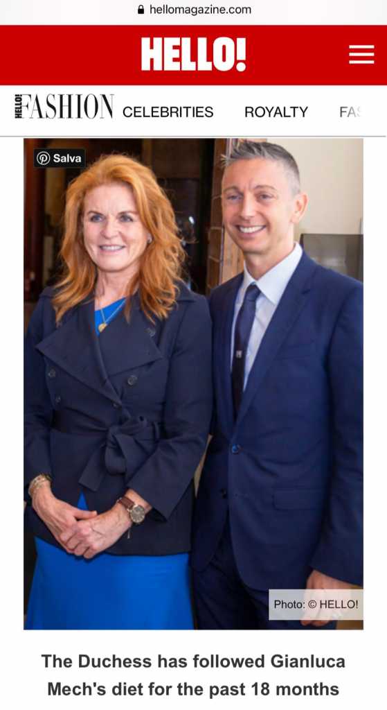 Gianluca Mech conquista le pagine di “Hello!”, il prestigioso magazine inglese