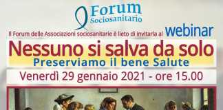 Preserviamo il bene-salute Webinar del Forum Sociosanitario