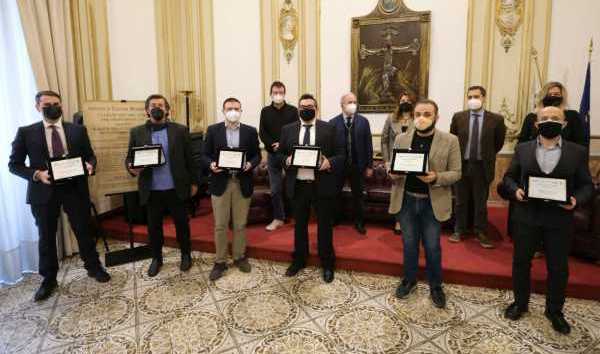 I premiati della 9a edizione del Premio di giornalismo Francesco Landolfo