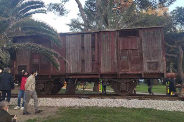 Il "carro della Memoria" è arrivato al Parco Borbonico del Fusaro