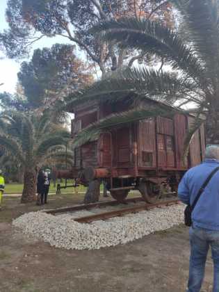 Il "carro della Memoria" è arrivato al Parco Borbonico del Fusaro
