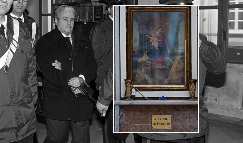 Marano, rimossi i quadri del boss Nuvoletta dalla chiesa