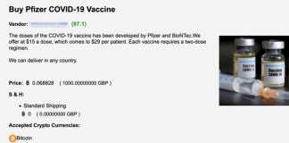 Dark web, vaccini anti-covid in vendita a 1.200 dollari