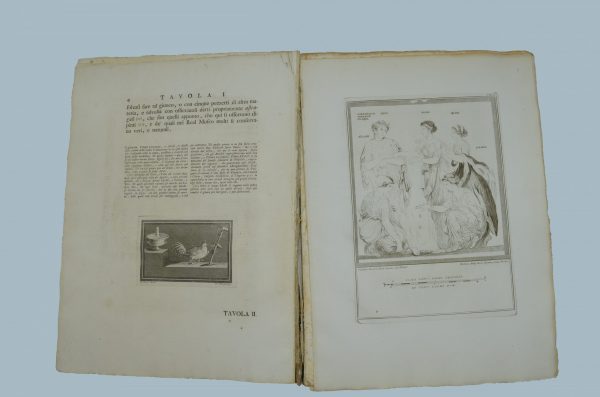 “Antichità di Ercolano esposte”