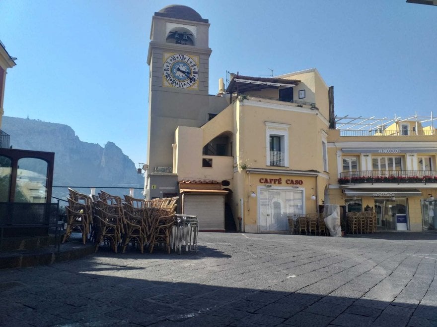 Capri, protesta in 