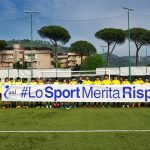 Il mondo dello sport chiede aiuto, anche a Caserta il flash-mob #LoSportMeritaRispetto