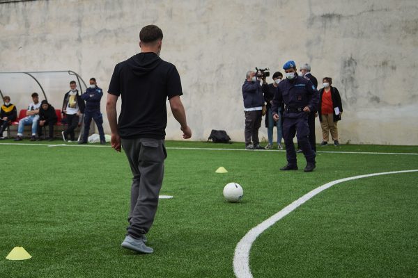 “Sport e Legalità” all’Istituto Penale Minorile di Nisida inaugurato il campo regolamentare di Calcio a 5