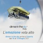 Dinner in the Sky arriva a Caserta dal 10 al 13 giugno