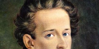 Leopardi e Napoli: proiezione del manoscritto dei Nuovi Credenti sulla facciata del palazzo di Vico Pero