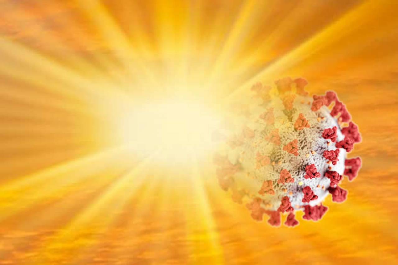 Covid: i raggi solari distruggono il virus in pochi secondi